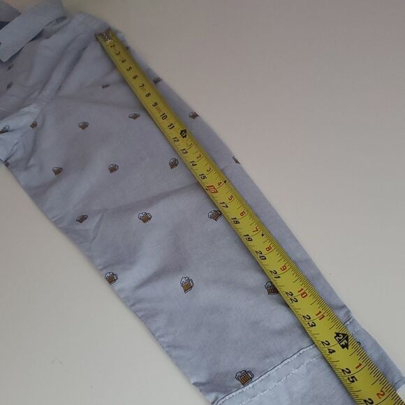 NEW Levi's BEER MUG BAR LONG SLEEVE DRINKING PARTY BARTENDER SHIRT NWT MEDIUM M - Picture 4 of 14